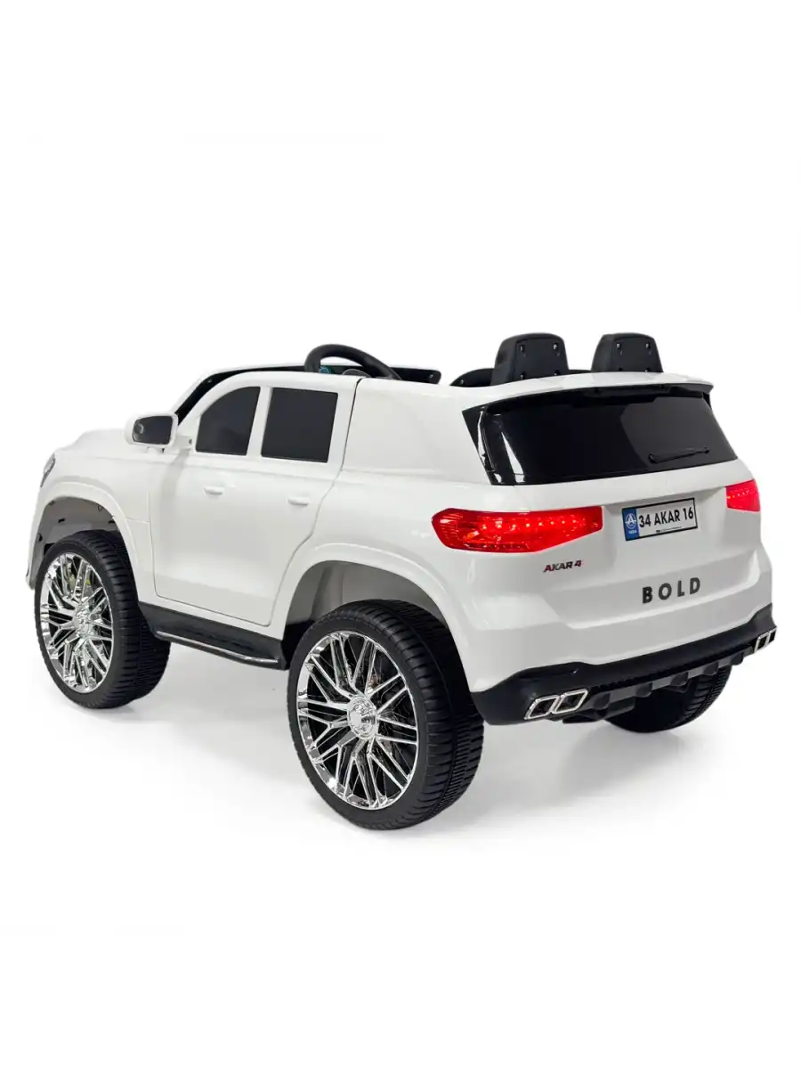 Bold GT Beyaz Uzaktan Kumandalı 4X2 12 Volt Akülü Araba - RC BMW Akülü Araba BMW Akülü Araç