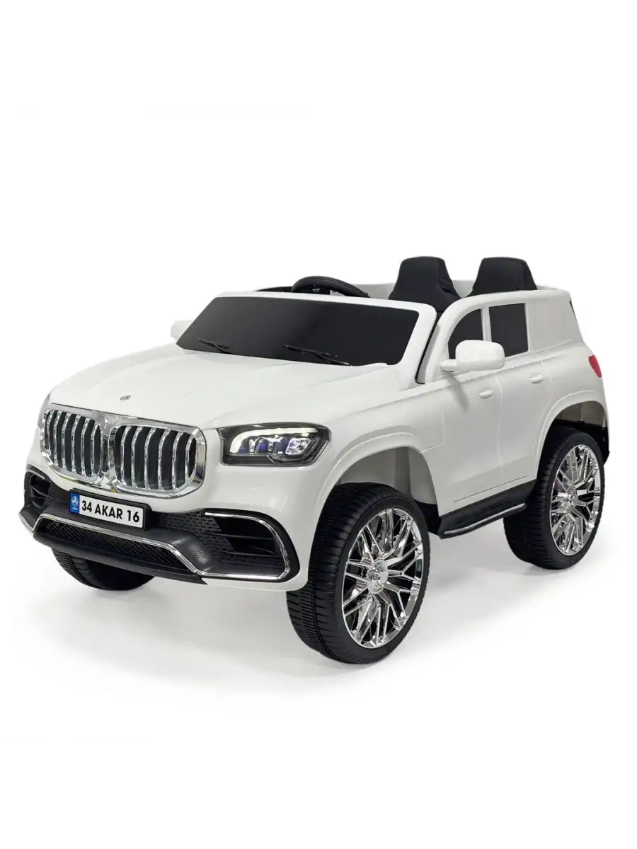 Bold GT Beyaz Uzaktan Kumandalı 4X2 12 Volt Akülü Araba - RC BMW Akülü Araba BMW Akülü Araç