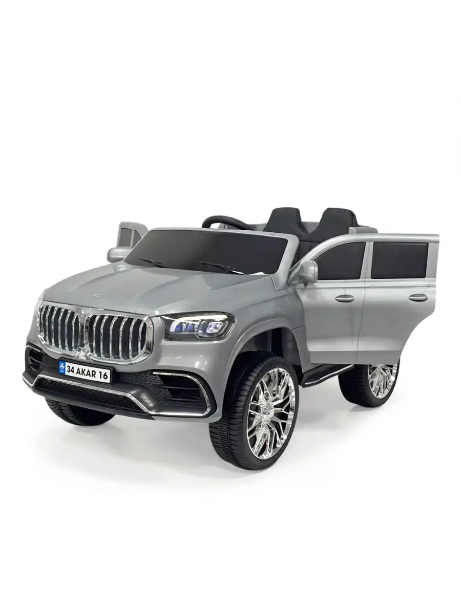 Bold GT Gri Uzaktan Kumandalı 4X2 12 Volt Akülü Araba - RC BMW Akülü Araba BMW Akülü Araç