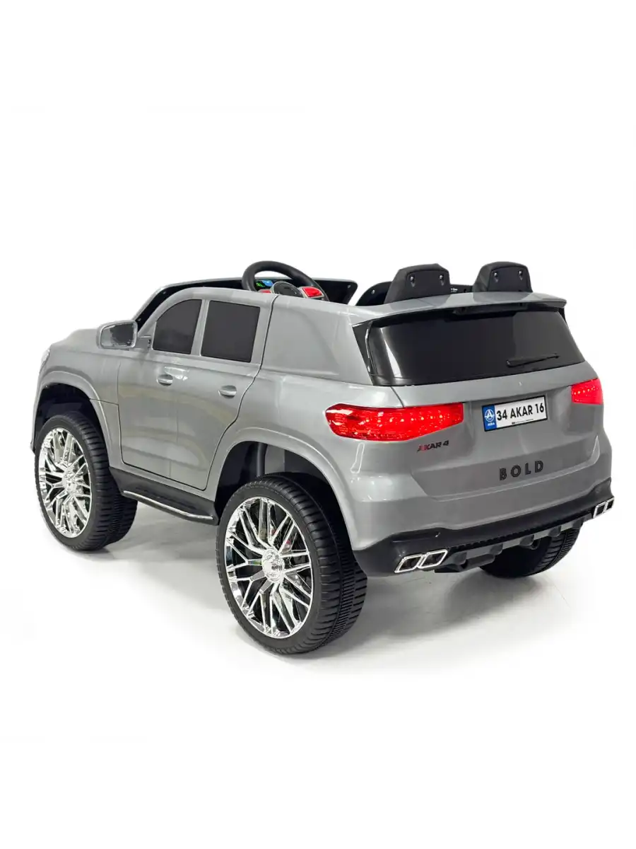 Bold GT Gri Uzaktan Kumandalı 4X2 12 Volt Akülü Araba - RC BMW Akülü Araba BMW Akülü Araç
