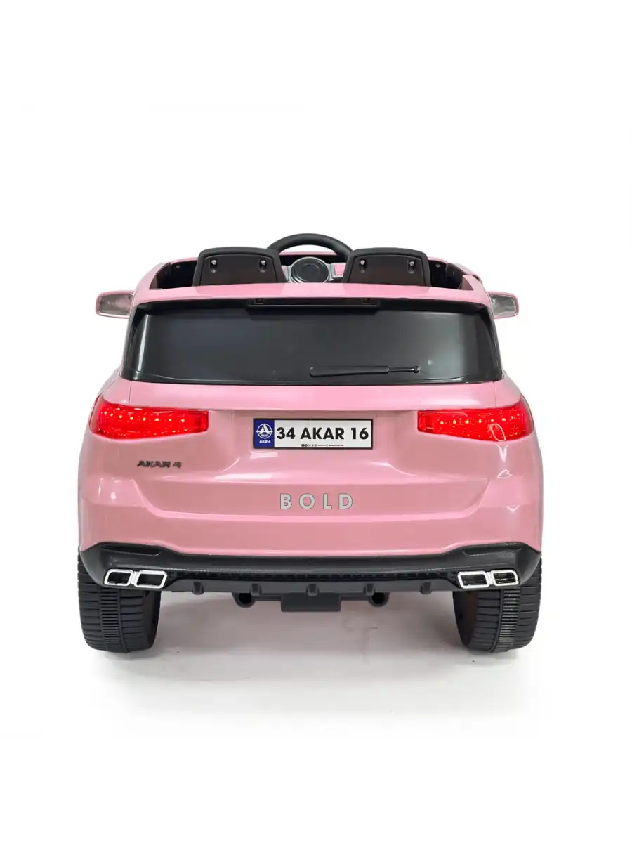Bold GT Pembe Uzaktan Kumandalı 4X2 12 Volt Akülü Araba - RC BMW Akülü Araba BMW Akülü Araç