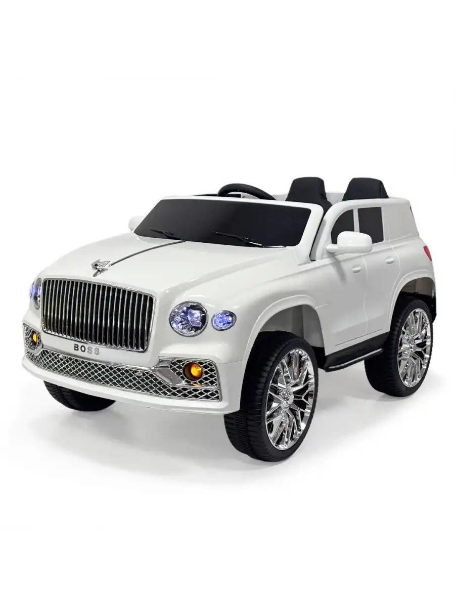 Boss GT Beyaz Uzaktan Kumandalı 4X2 12 Volt Akülü Araba - RC Maybach Akülü Araba