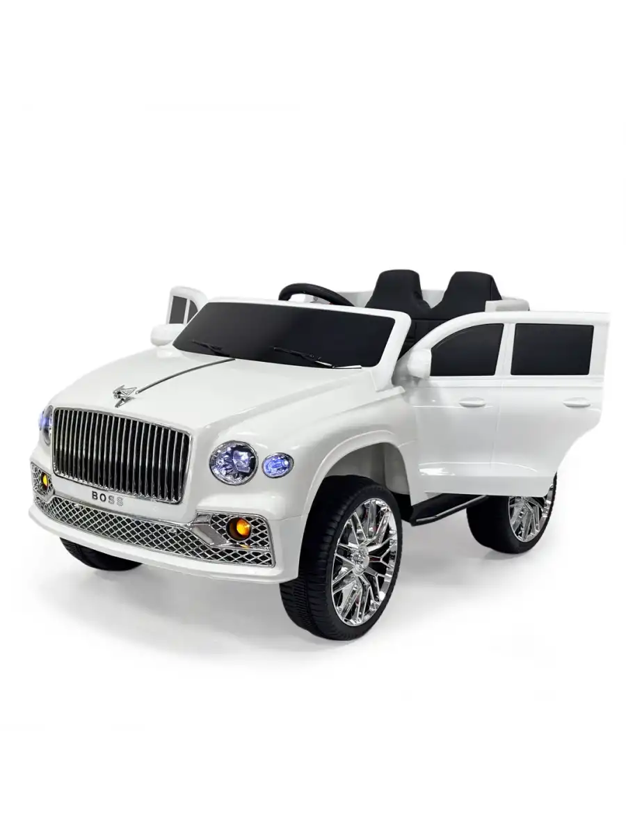 Boss GT Beyaz Uzaktan Kumandalı 4X2 12 Volt Akülü Araba - RC Maybach Akülü Araba