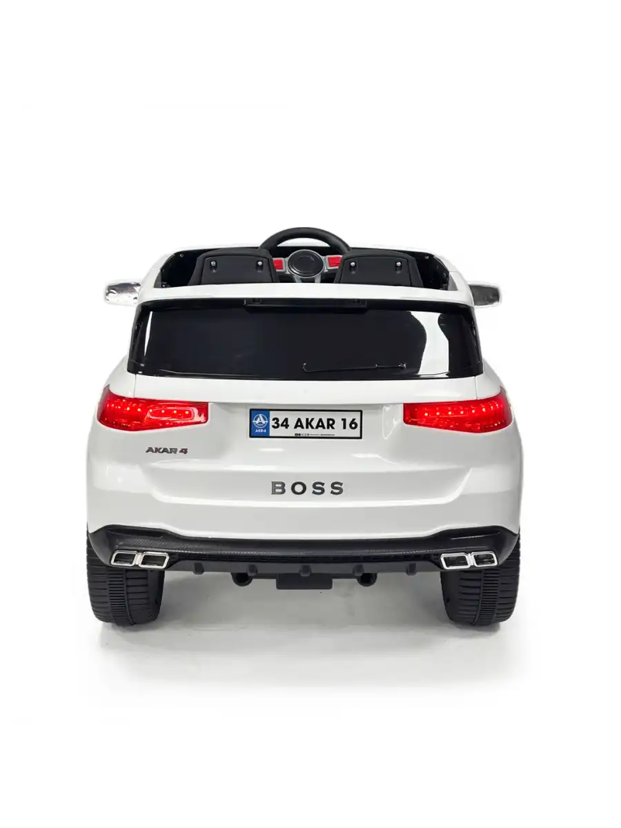 Boss GT Beyaz Uzaktan Kumandalı 4X2 12 Volt Akülü Araba - RC Maybach Akülü Araba