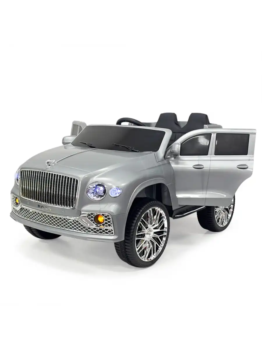 Boss GT Gri Uzaktan Kumandalı 4X2 12 Volt Akülü Araba - RC Maybach Akülü Araba