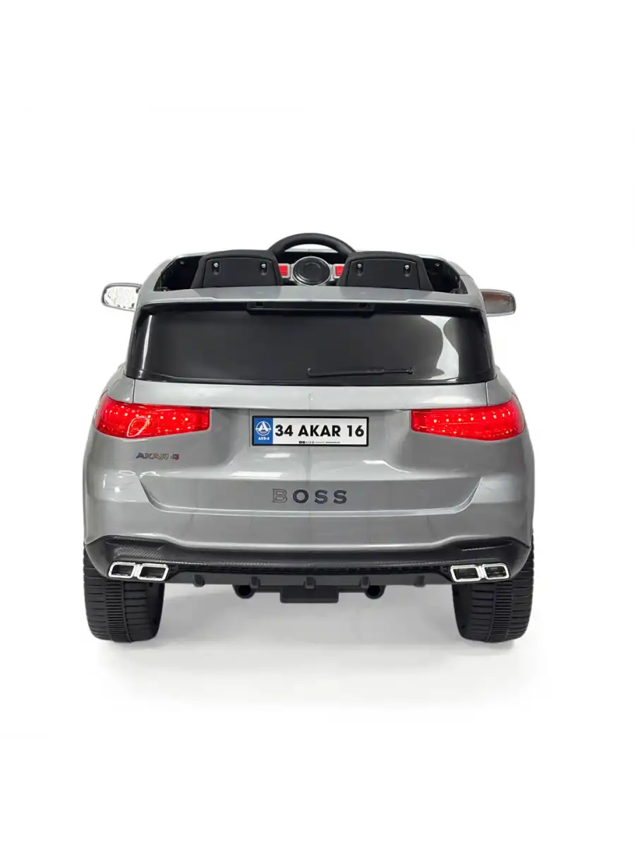 Boss GT Gri Uzaktan Kumandalı 4X2 12 Volt Akülü Araba - RC Maybach Akülü Araba