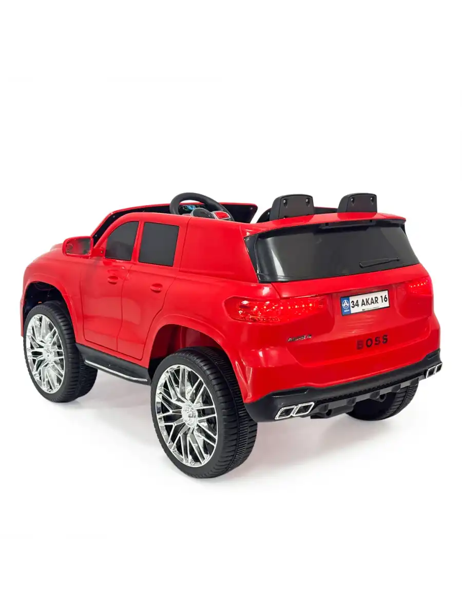 Boss GT Kırmızı Uzaktan Kumandalı 4X2 12 Volt Akülü Araba - RC Maybach Akülü Araba