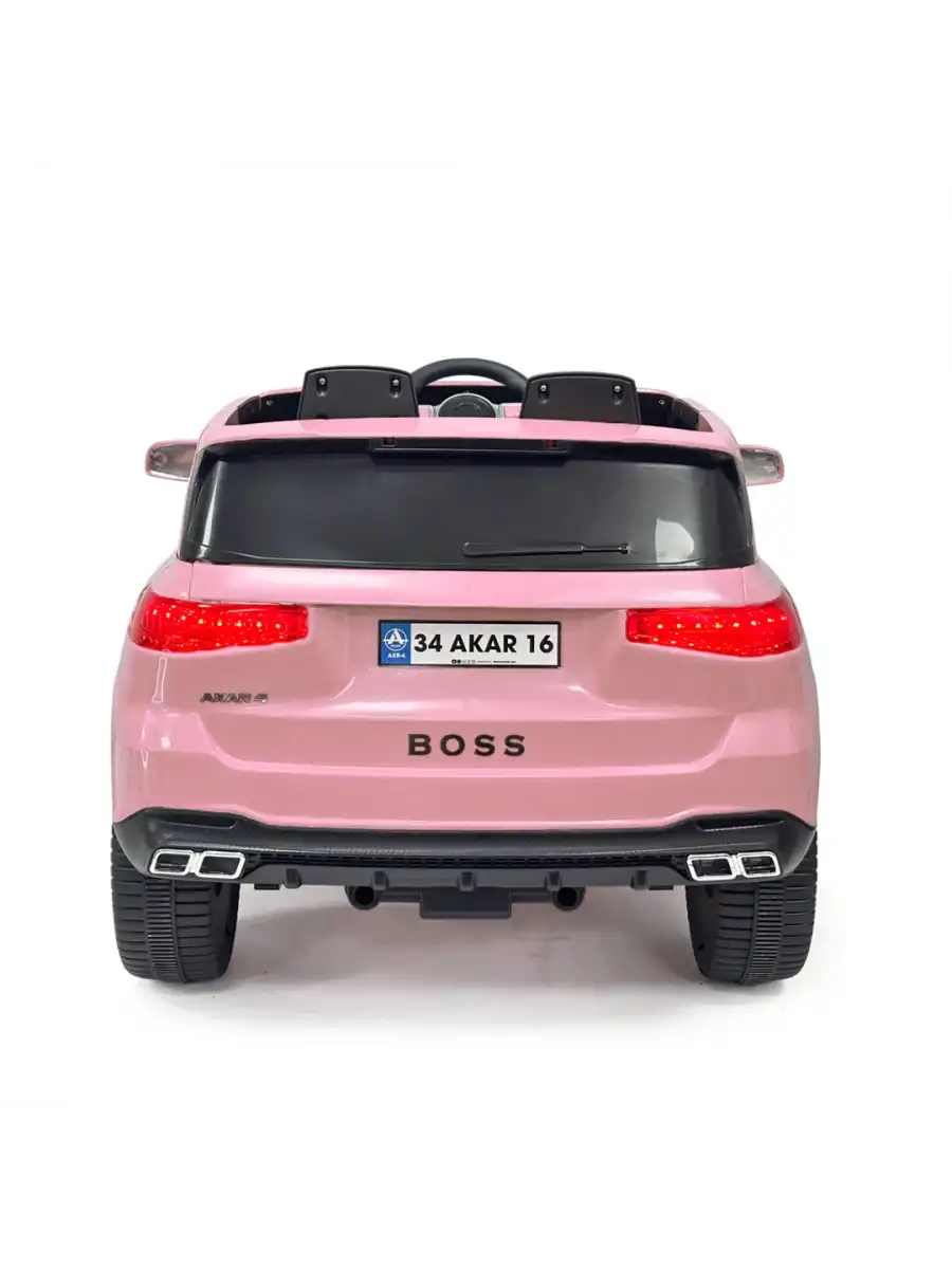 Boss GT Pembe Uzaktan Kumandalı 4X2 12 Volt Akülü Araba - RC Maybach Akülü Araba