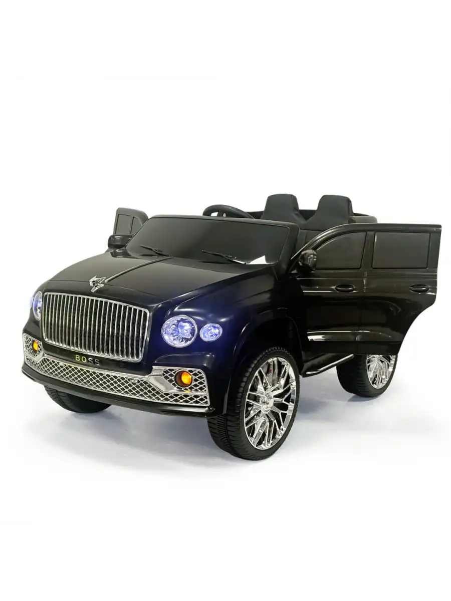 Boss GT Siyah Uzaktan Kumandalı 4X2 12 Volt Akülü Araba - RC Maybach Akülü Araba
