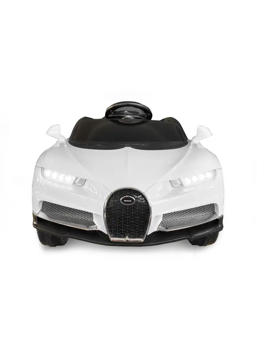 Bravo GT Beyaz Uzaktan Kumandalı 4X2 12 Volt Akülü Araba - RC Bugatti Akülü Araba