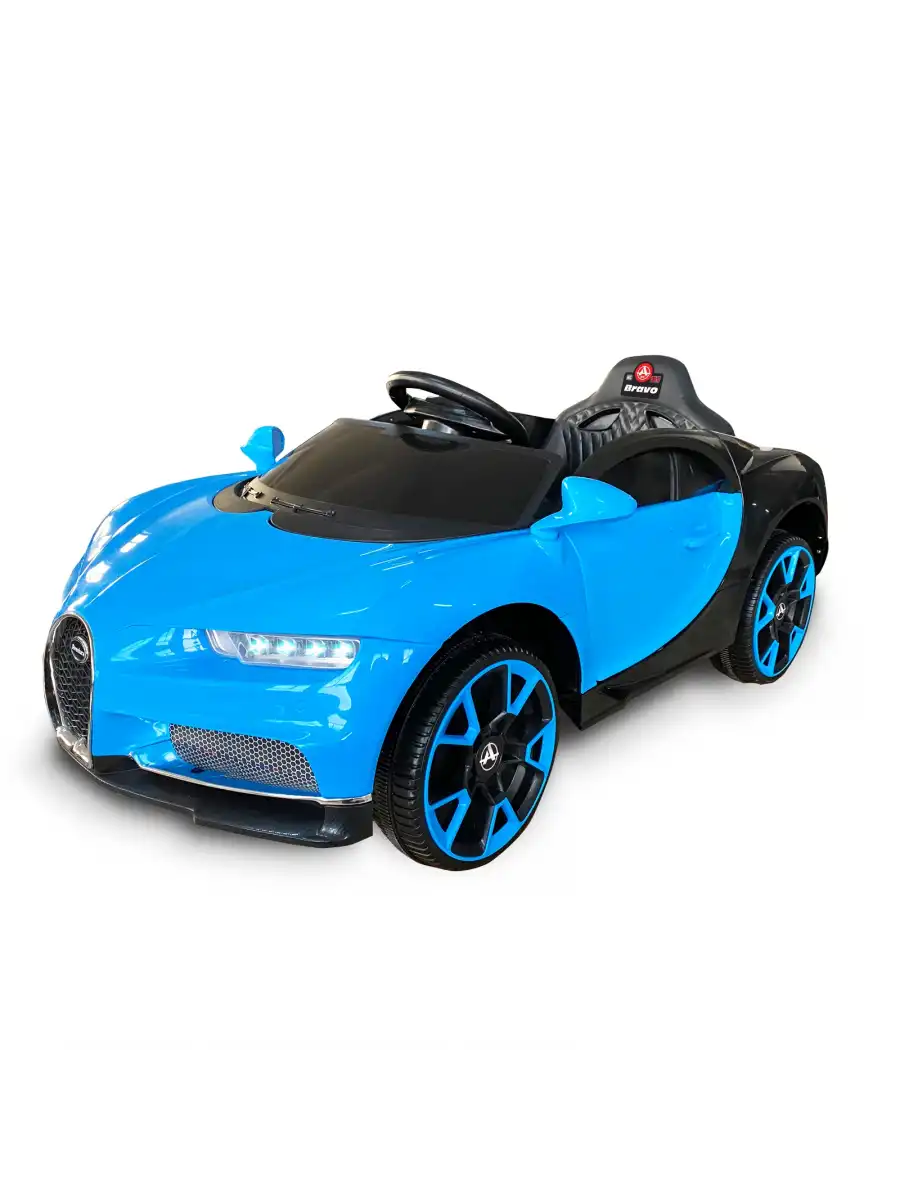 Bravo GT Mavi Uzaktan Kumandalı 4X2 12 Volt Akülü Araba - RC Bugatti Akülü Araba