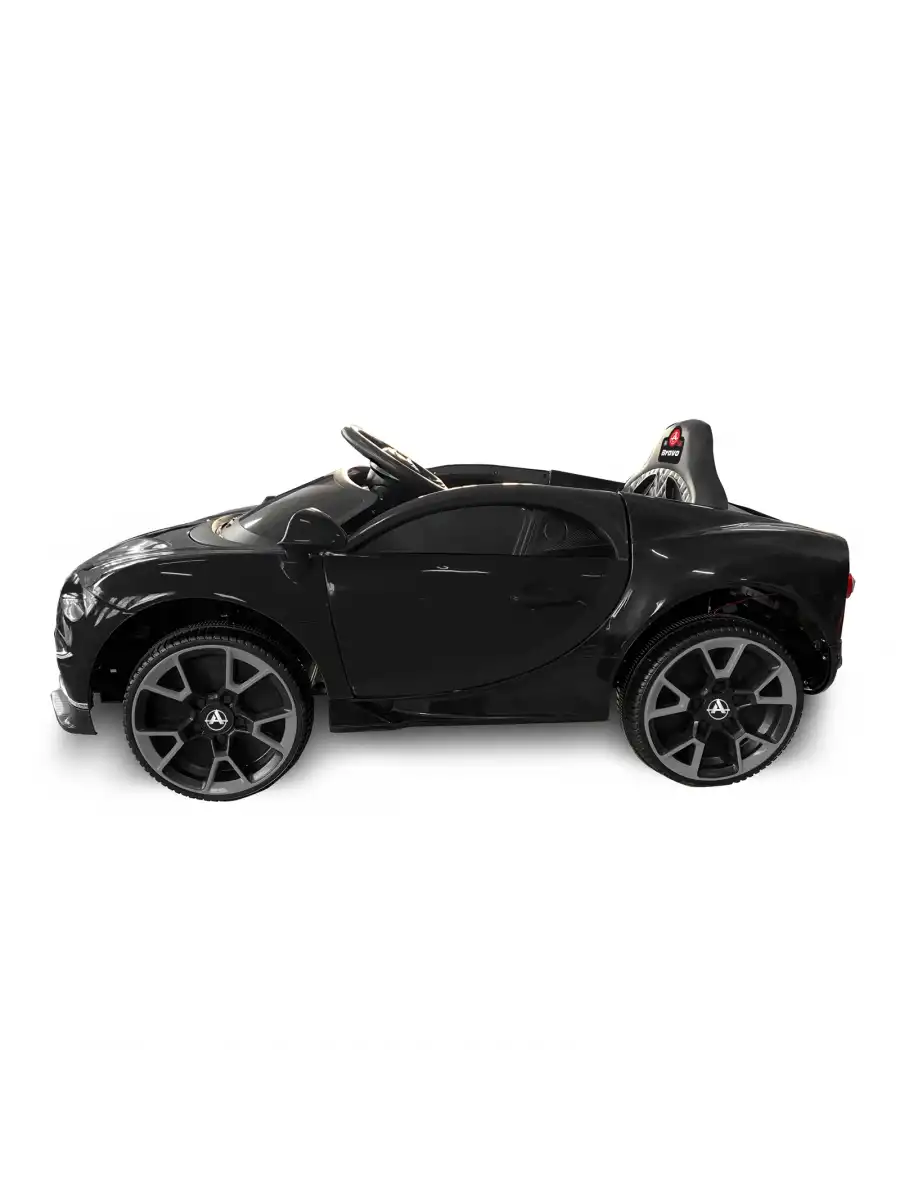 Bravo GT Siyah Uzaktan Kumandalı 4X2 12 Volt Akülü Araba - RC Bugatti Akülü Araba