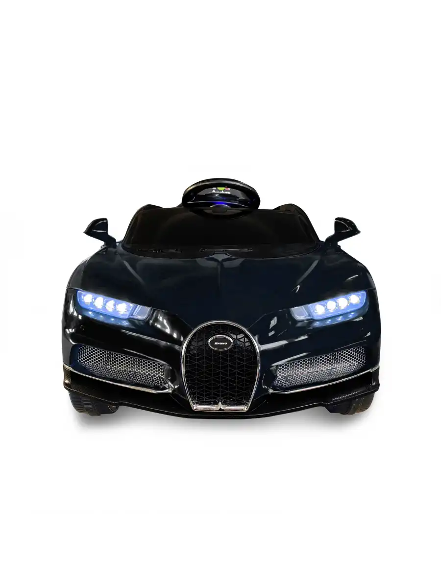 Bravo GT Siyah Uzaktan Kumandalı 4X2 12 Volt Akülü Araba - RC Bugatti Akülü Araba