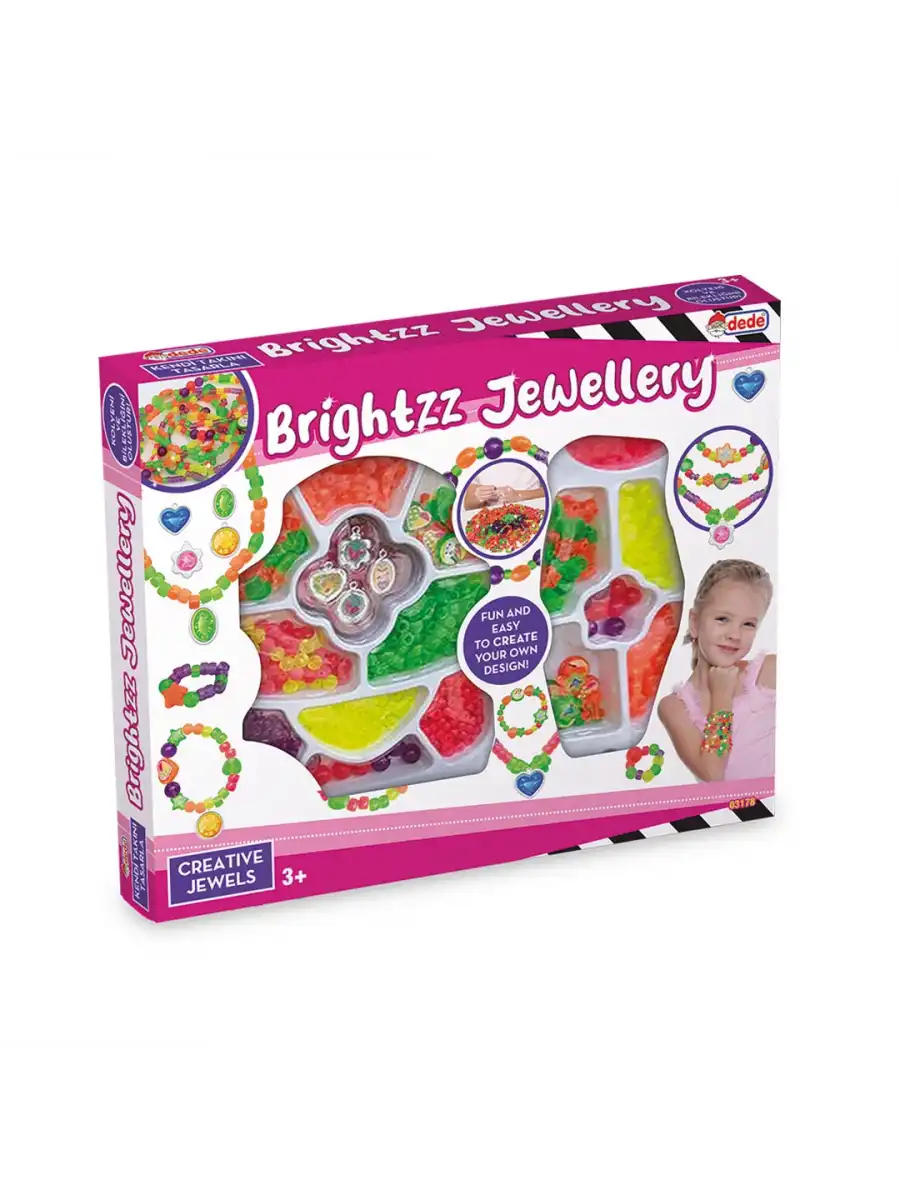 Brightzz İkili Takı Seti - Dede Takı Seti - Boncuk Kolye Seti - El İşi Oyuncak