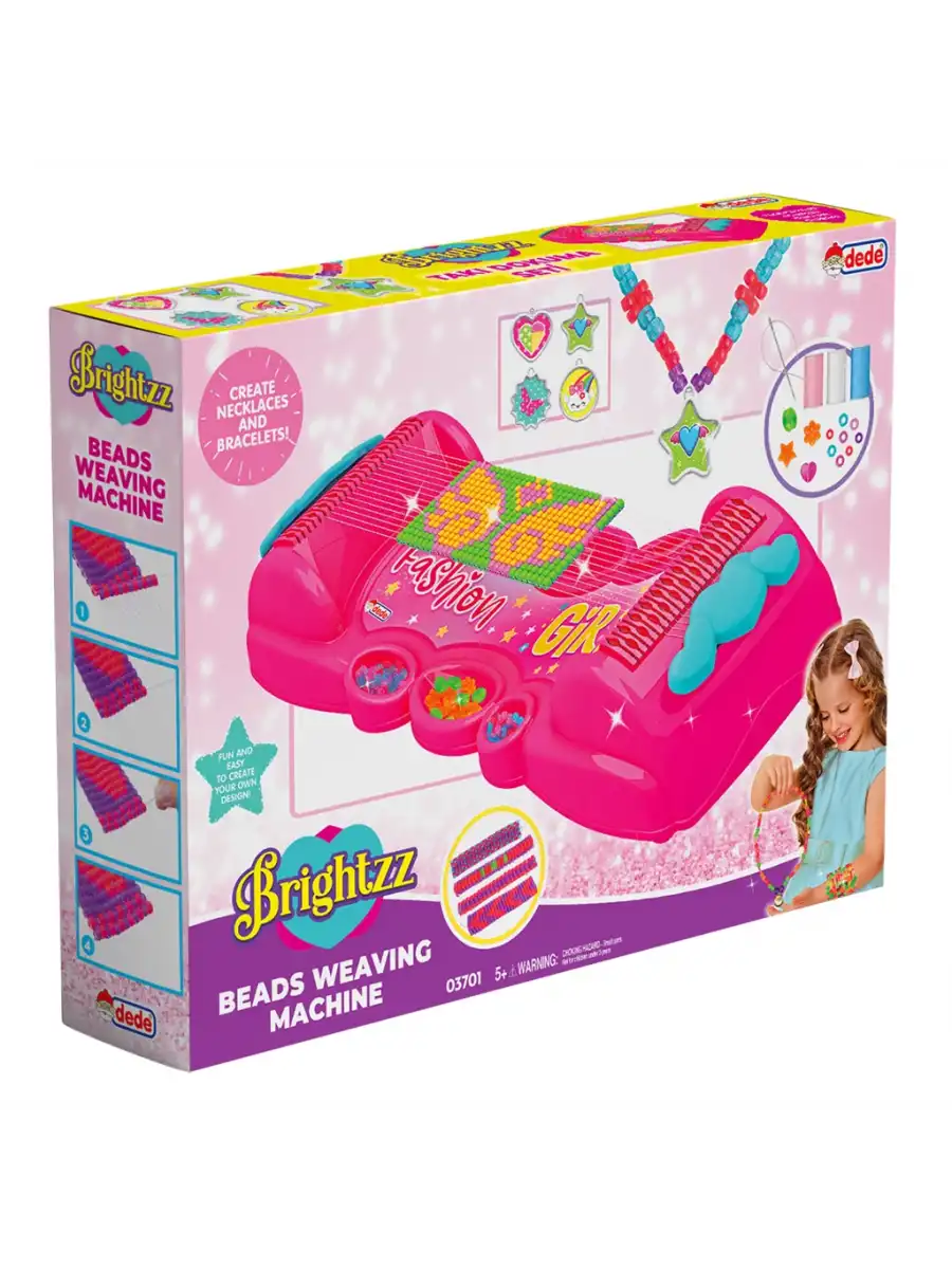 Brightzz Takı Dokuma Seti - Dede Takı Seti - Boncuk Kolye Seti - El İşi Oyuncak