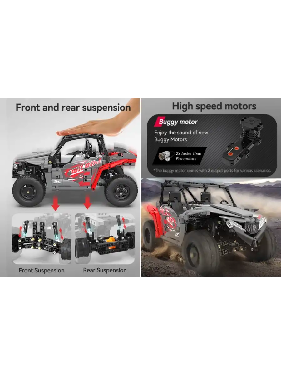 CADA Arctic Cat Wildcat XX Motorlu Araba Lego - Lego Setleri - CADA Mini Lego - Araba CADA Lego