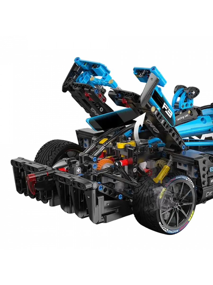 CADA FORMULA E Yarış Arabası Lego - Lego Setleri - CADA Mini Lego - F1 Formula Araba Yarış Arabası