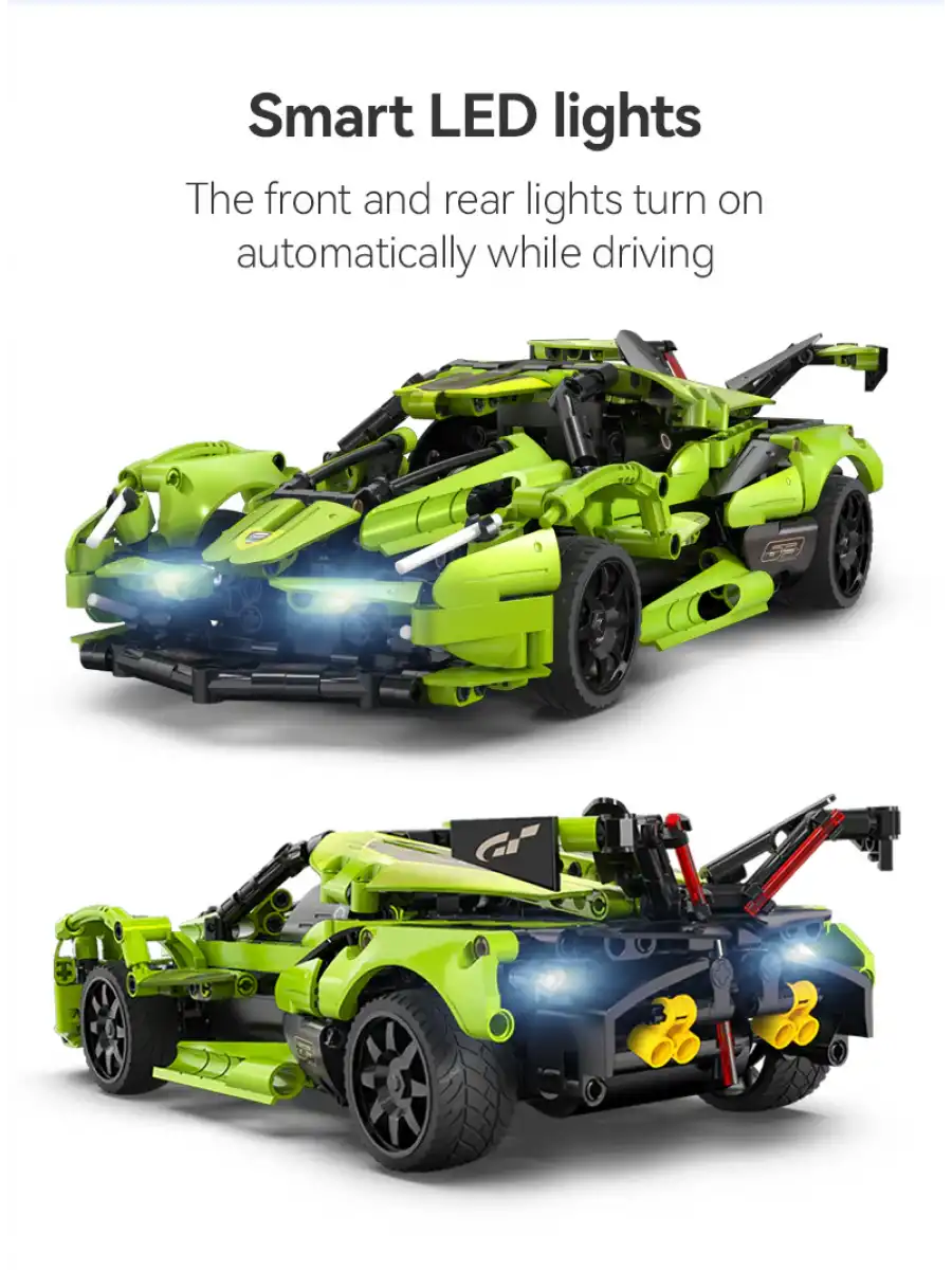 CADA Kumandalı Blade Sports Motorlu Araba Lego - Lego Setleri - CADA Mini Lego - Araba CADA Lego RC Araba