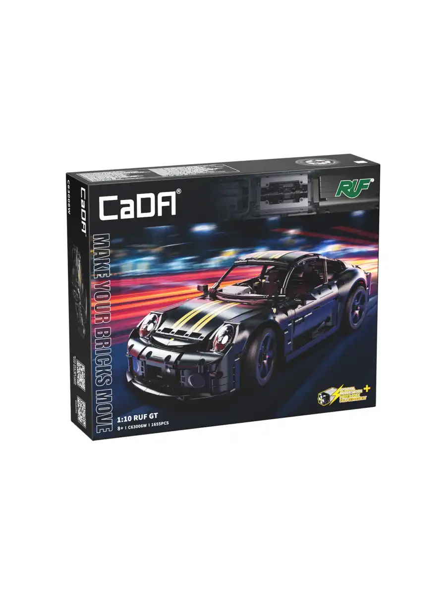 CADA Kumandalı RUF GT 2019 Motorlu Araba Lego - Lego Setleri - CADA Mini Lego - Araba CADA Lego RC Araba