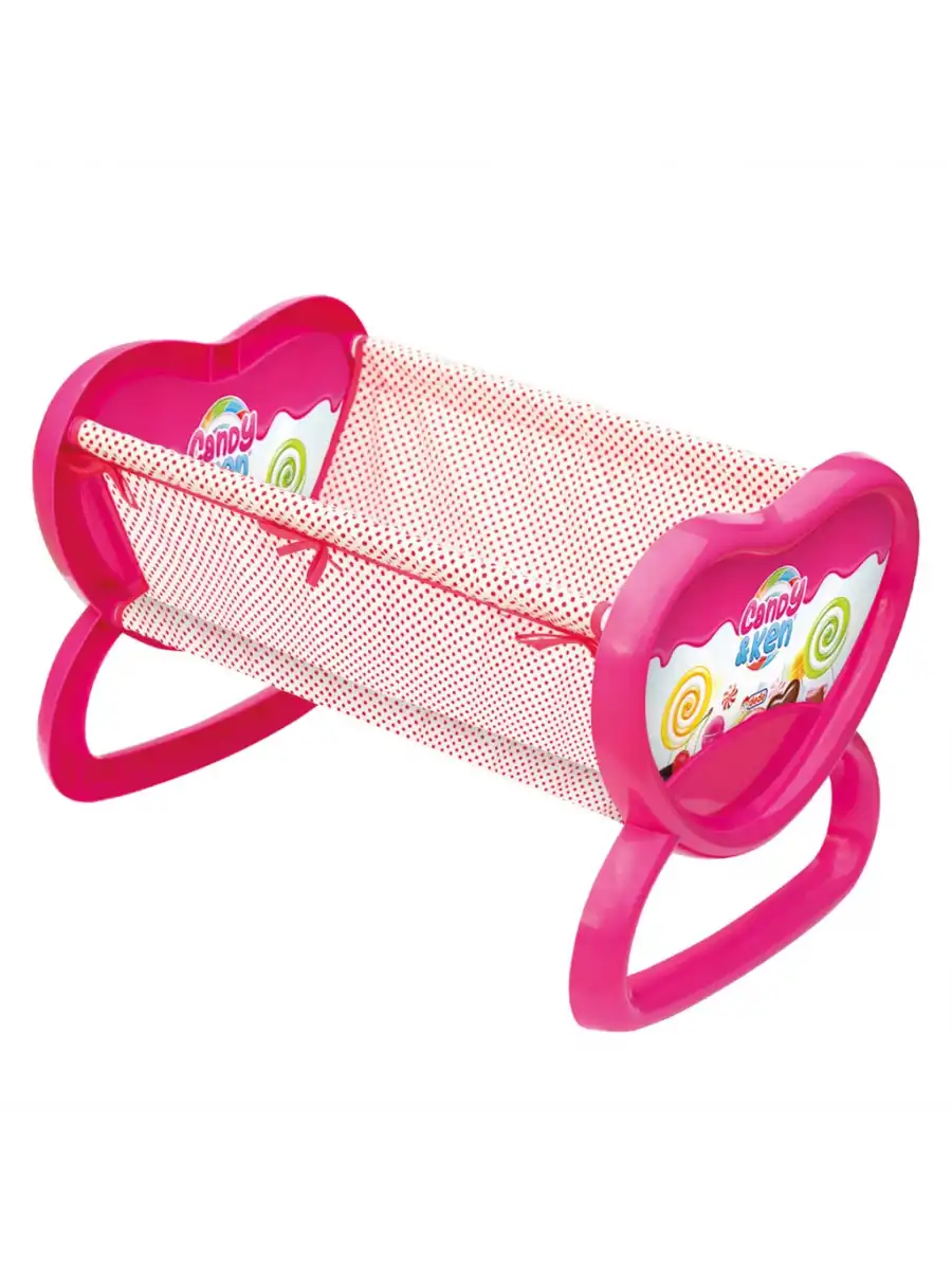 Candy & Ken Beşik - Ev Eşyaları Seti - Sallanan Beşik - Ev Beşiği