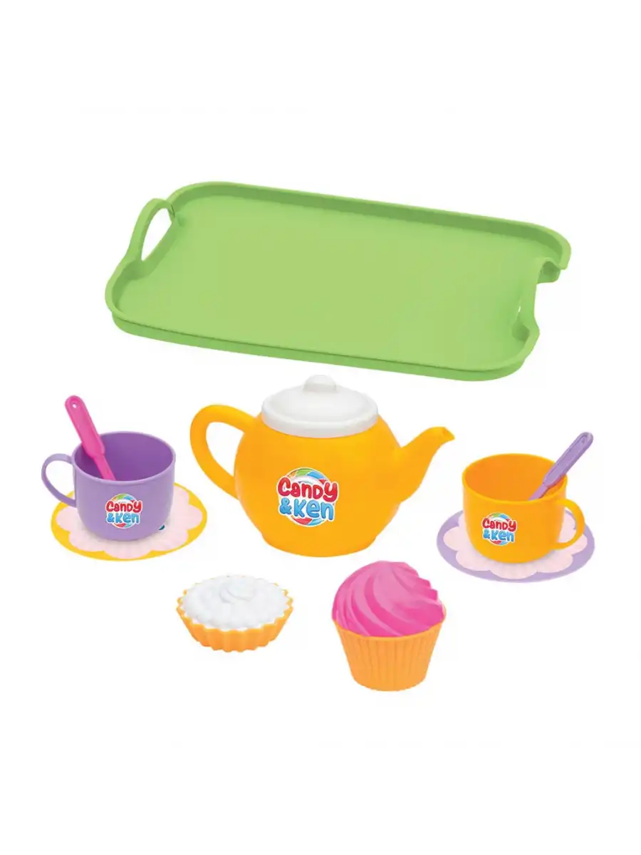 Candy & Ken Çay Set Bavulum - Mutfak Setleri - Ev Oyuncak Setleri
