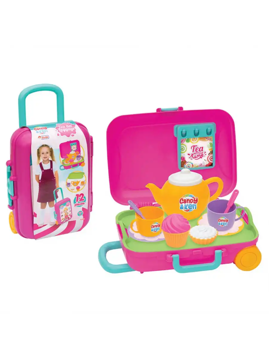 Candy & Ken Çay Set Bavulum - Mutfak Setleri - Ev Oyuncak Setleri