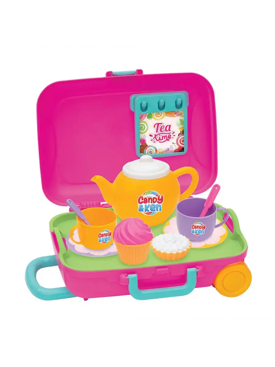 Candy & Ken Çay Set Bavulum - Mutfak Setleri - Ev Oyuncak Setleri