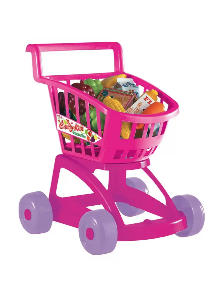 Candy & Ken Market Arabası Dolu - Mutfak Setleri - Ev Oyuncak Setleri