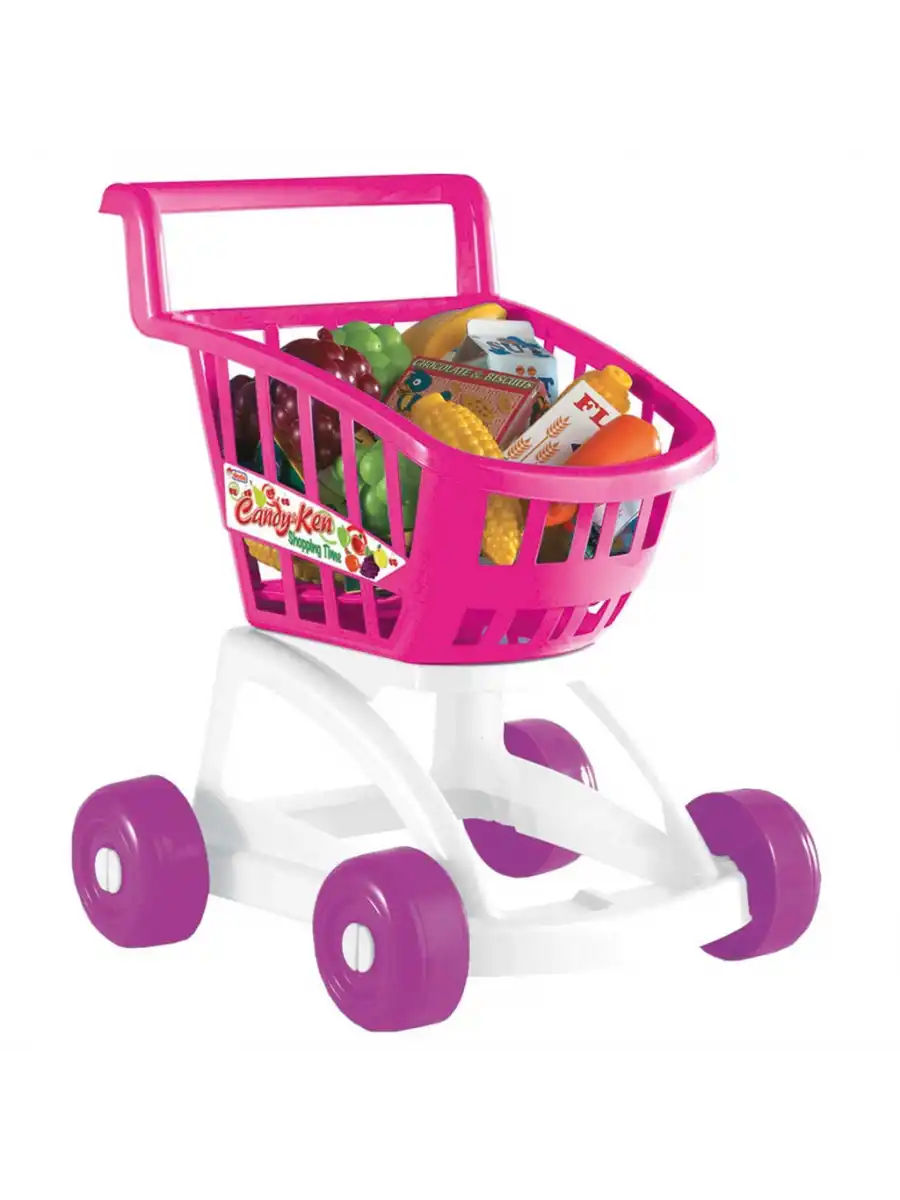 Candy & Ken Market Arabası Dolu - Mutfak Setleri - Ev Oyuncak Setleri