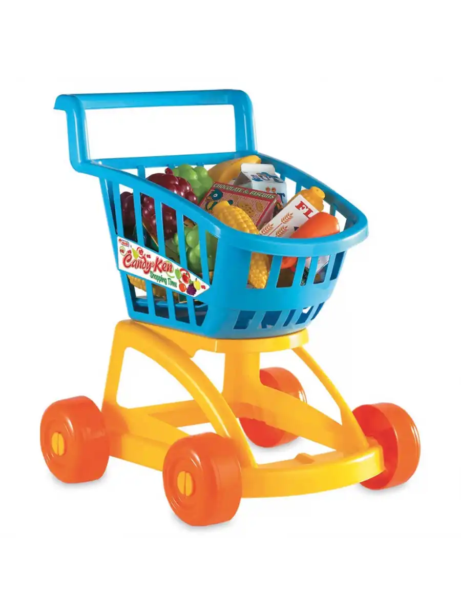 Candy & Ken Market Arabası Dolu - Mutfak Setleri - Ev Oyuncak Setleri