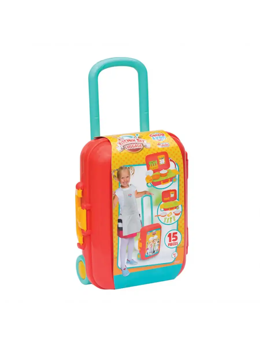 Candy & Ken Mutfak Set Bavulum - Mutfak Setleri - Ev Oyuncak Setleri - Bulaşık Seti