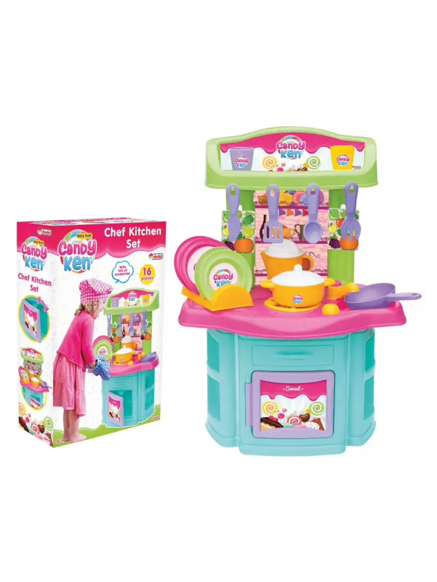 Candy & Ken Şef Mutfak Set - Mutfak Setleri - Ev Oyuncak Setleri