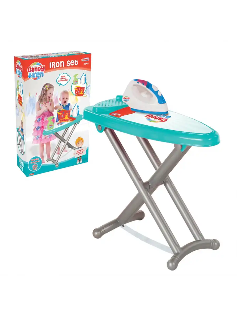 Candy & Ken Ütü Seti - Ev Eşyaları Seti - Ev Oyuncakları Seti