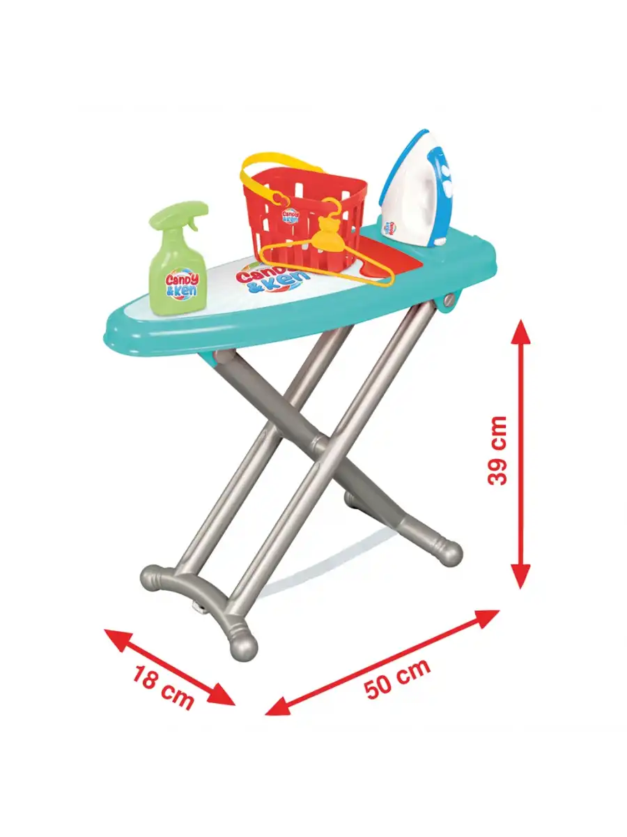 Candy & Ken Ütü Seti - Ev Eşyaları Seti - Ev Oyuncakları Seti
