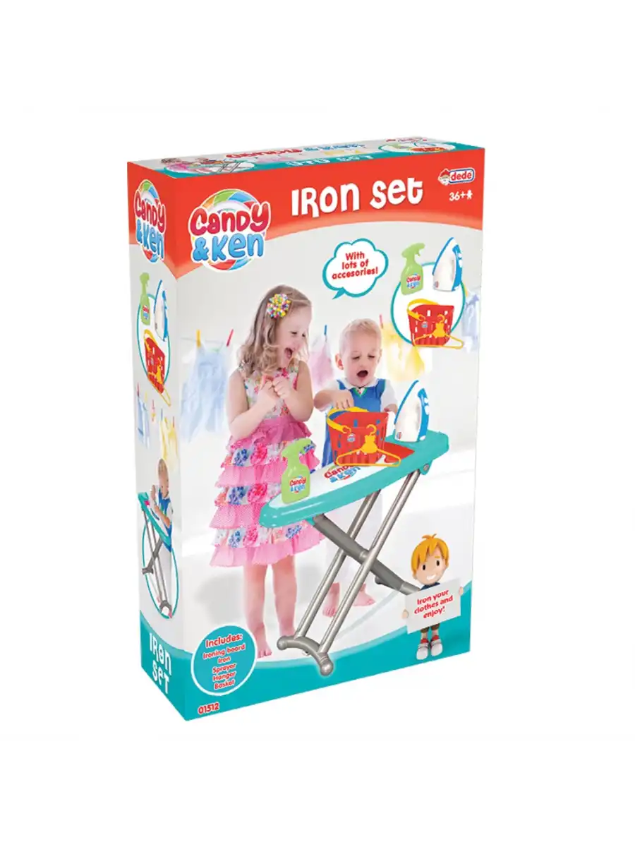 Candy & Ken Ütü Seti - Ev Eşyaları Seti - Ev Oyuncakları Seti