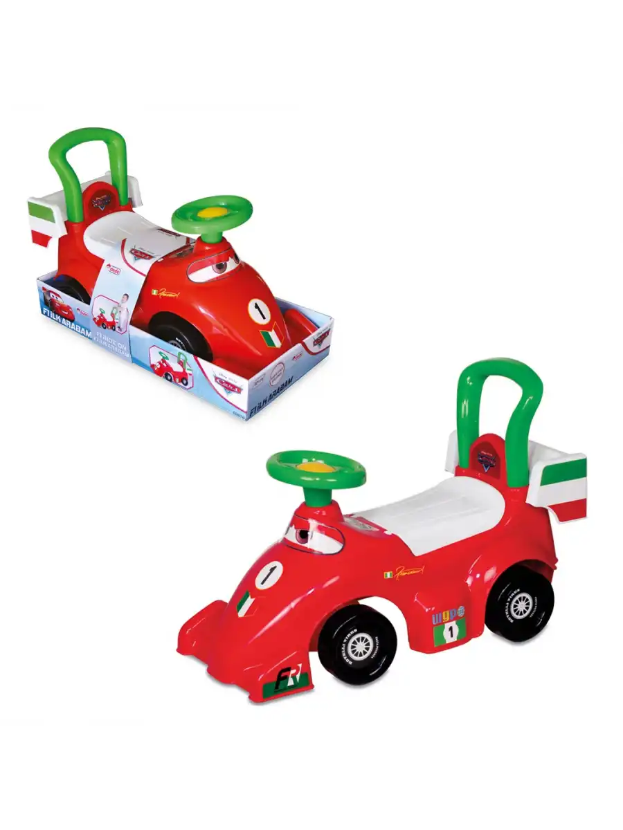 Cars F1 İlk Arabam - Binmeli Araba - Çocuk Arabası - İlk Adım Arabası