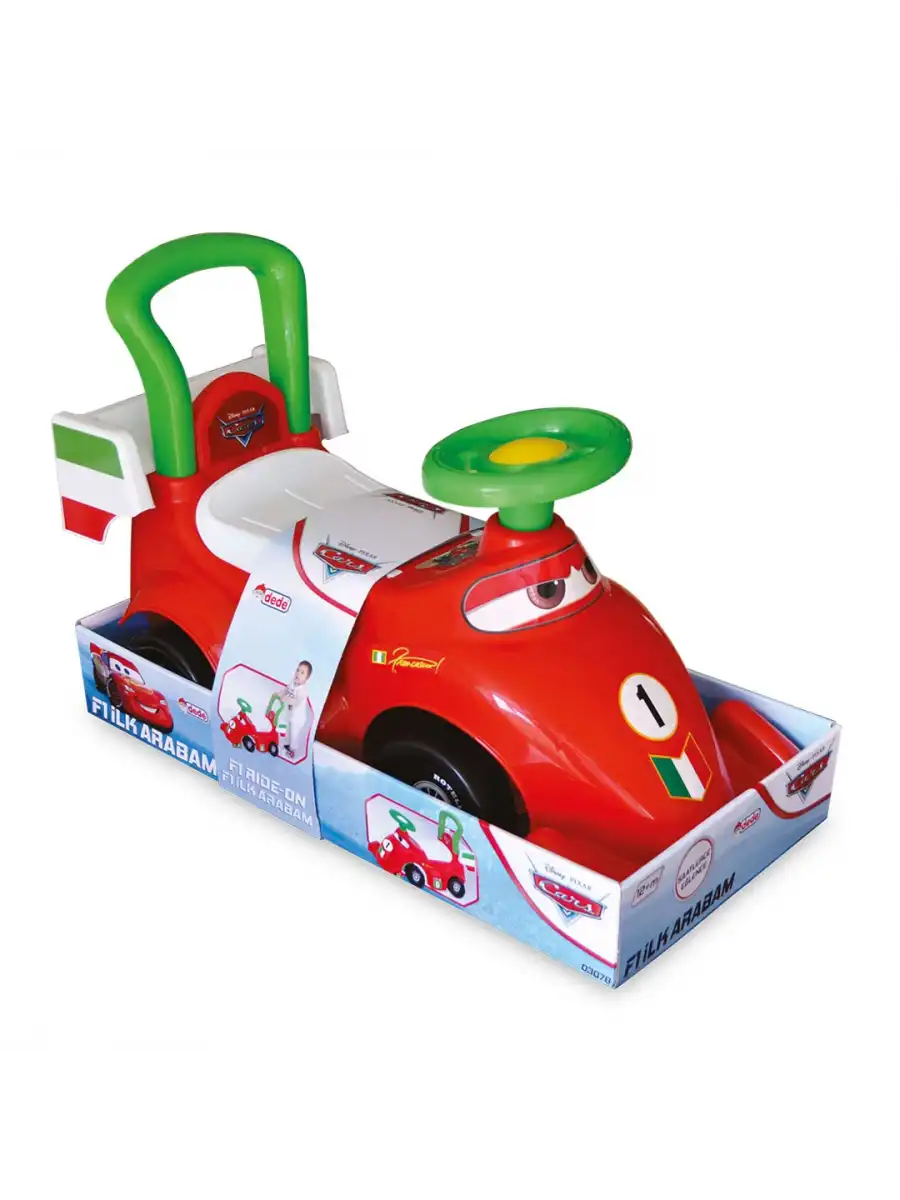 Cars F1 İlk Arabam - Binmeli Araba - Çocuk Arabası - İlk Adım Arabası