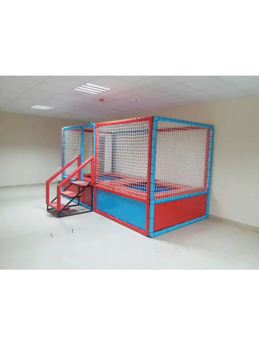Çift Taraflı Trambolin - Sünger Soft Play Top Havuzu Çocuk Oyun Alanı