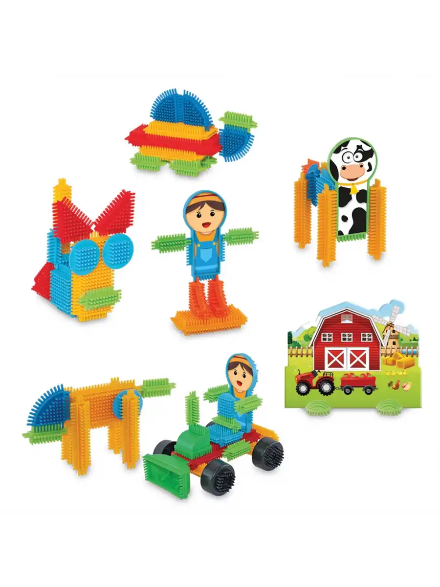 Çiftlik Kaktüs Bloklar (75 Parça) - Kaktüs Oyuncak - Lego Seti - Kaktüs Lego - Taraklı Lego
