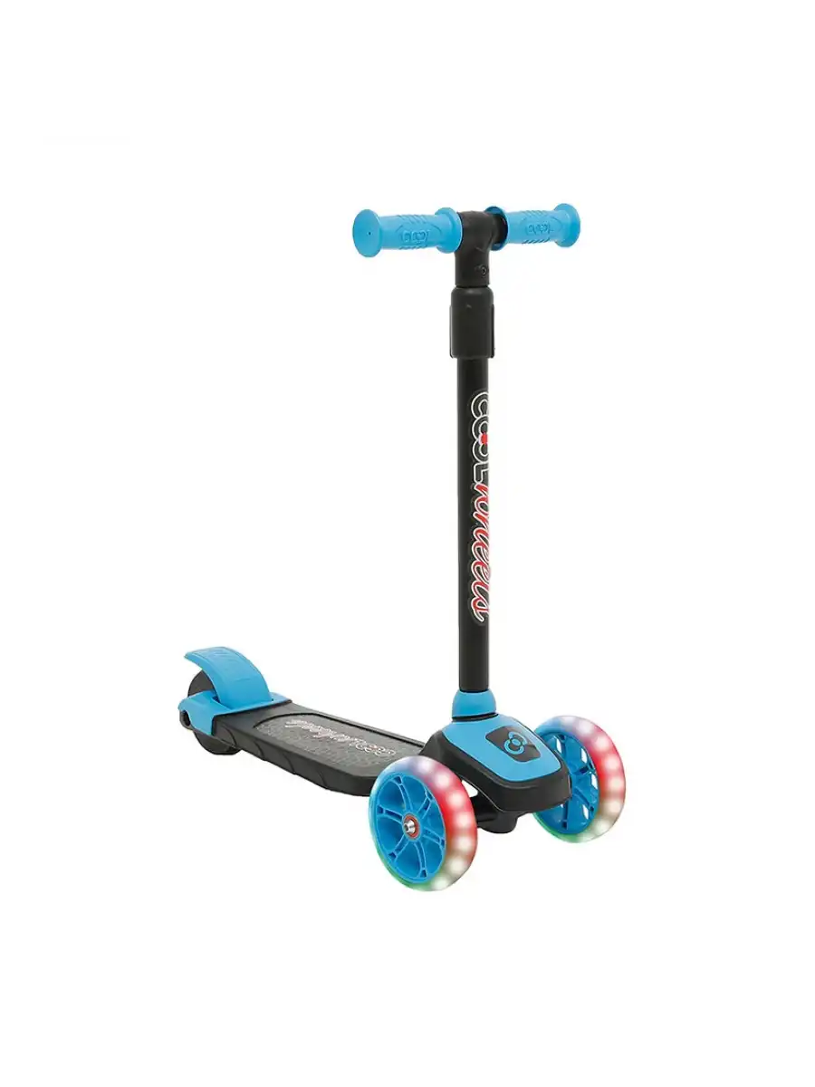 Cool Wheels Mavi Twist Işıklı 3 Tekerlekli Scooter - Işıklı Scooter - CoolWheels Scooter - Çocuk Scooter - İttir Git