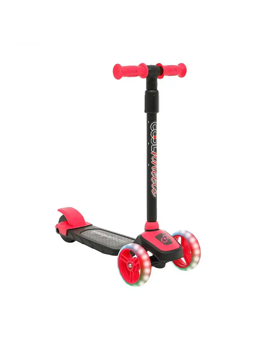Cool Wheels Pembe Twist Işıklı 3 Tekerlekli Scooter - Işıklı Scooter - CoolWheels Scooter - Çocuk Scooter - İttir Git