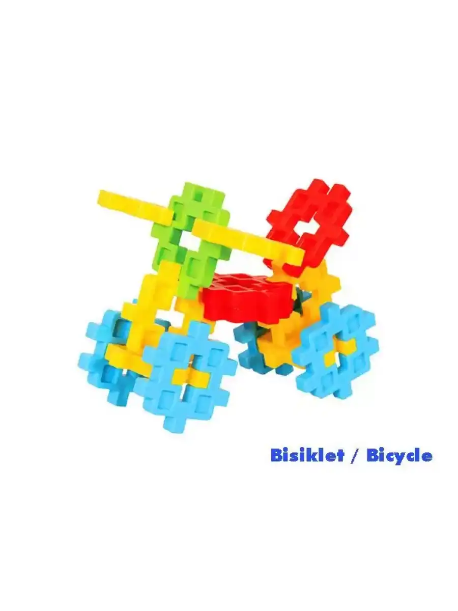 Crazy Eğitici Blok Oyunu 500 Parça - Oyuncak Lego Seti - Birbirine Geçmeli STEM Lego Seti - Eğitici Oyuncak