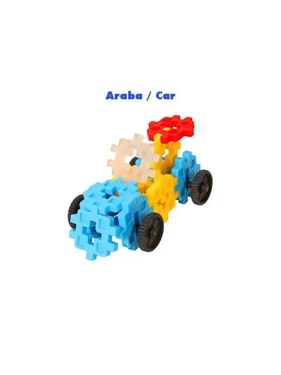 Crazy Eğitici Blok Oyunu 500 Parça - Oyuncak Lego Seti - Birbirine Geçmeli STEM Lego Seti - Eğitici Oyuncak