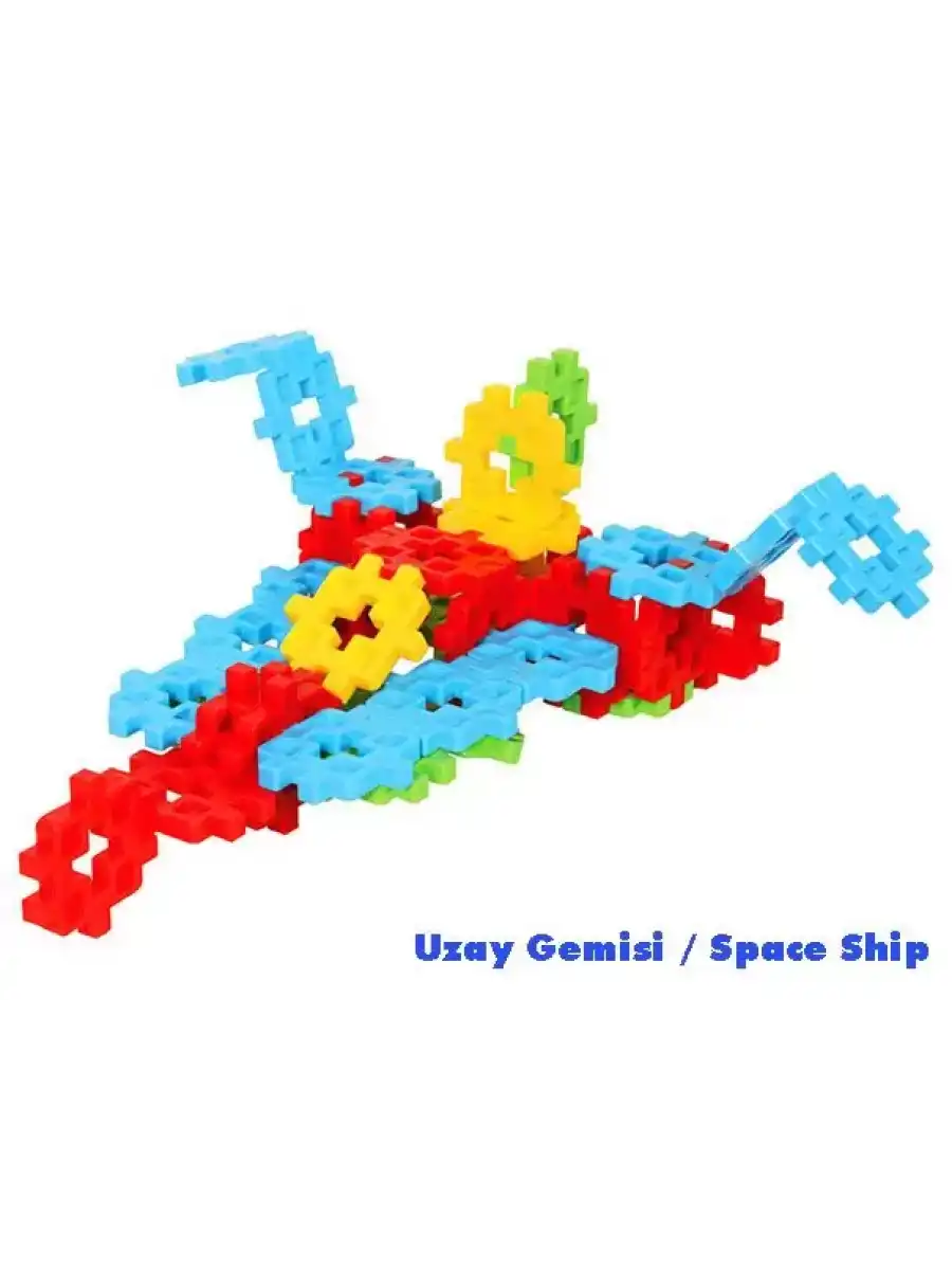 Crazy Eğitici Blok Oyunu 500 Parça - Oyuncak Lego Seti - Birbirine Geçmeli STEM Lego Seti - Eğitici Oyuncak