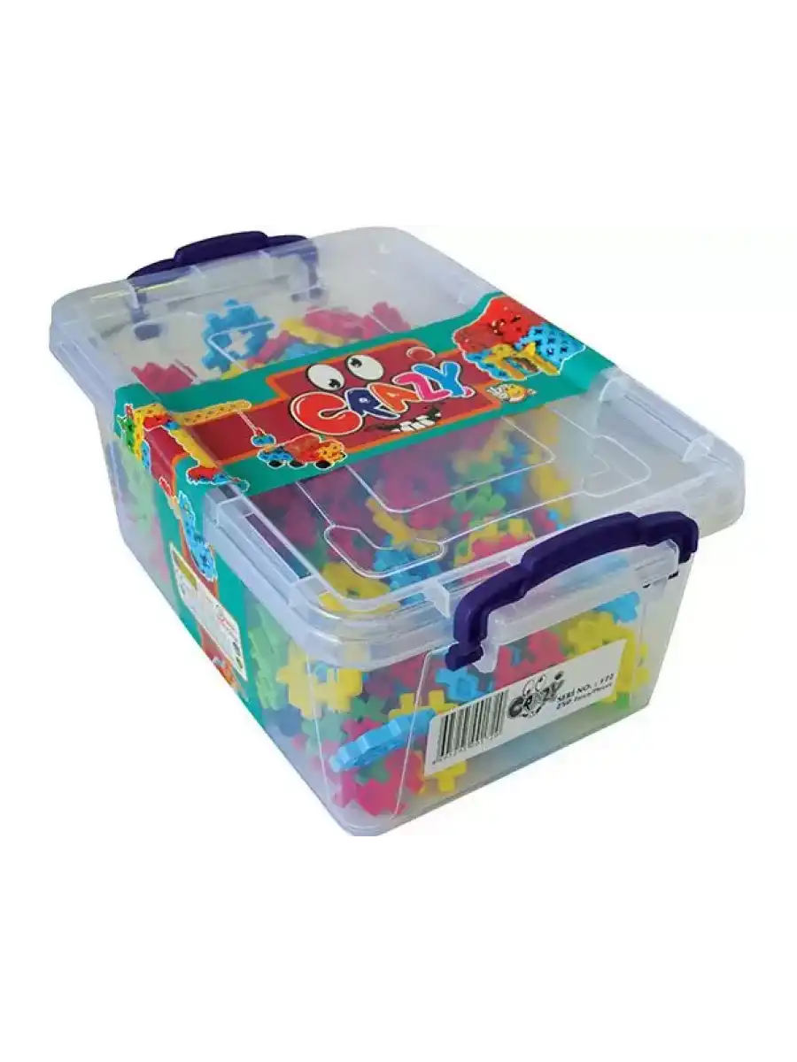 Crazy Eğitici Blok Oyunu 250 Parça - Oyuncak Lego Seti - Birbirine Geçmeli STEM Lego Seti - Eğitici Oyuncak