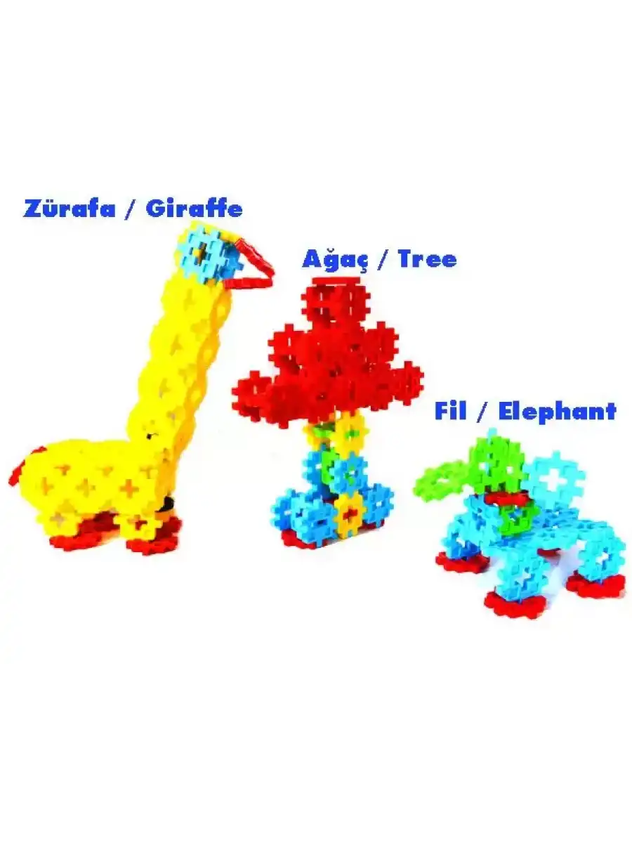 Crazy Eğitici Blok Oyunu 500 Parça - Oyuncak Lego Seti - Birbirine Geçmeli STEM Lego Seti - Eğitici Oyuncak