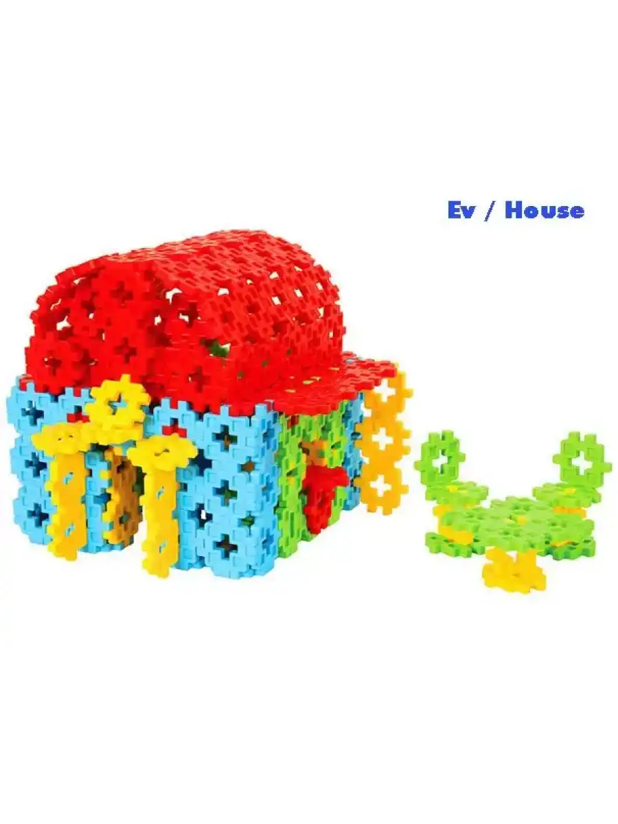 Crazy Eğitici Blok Oyunu 500 Parça - Oyuncak Lego Seti - Birbirine Geçmeli STEM Lego Seti - Eğitici Oyuncak