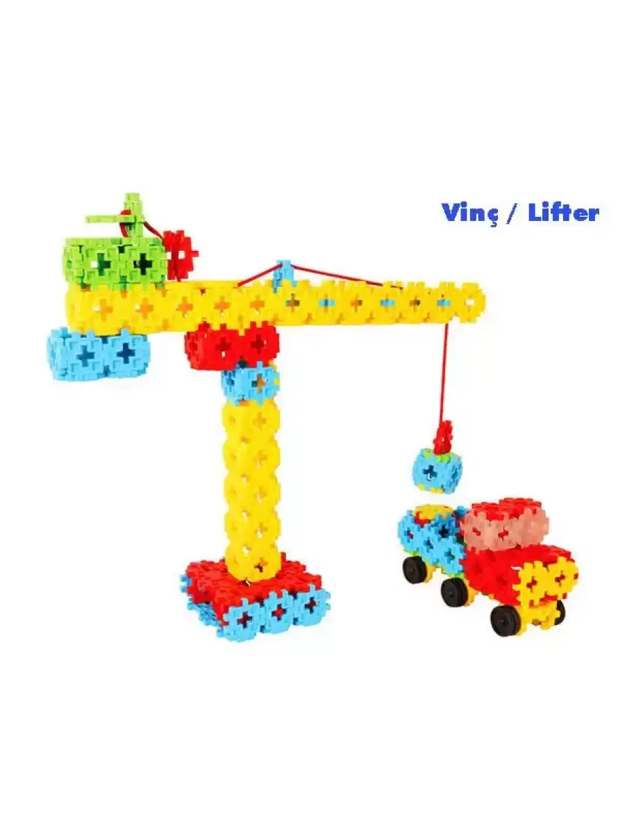 Crazy Eğitici Blok Oyunu 500 Parça - Oyuncak Lego Seti - Birbirine Geçmeli STEM Lego Seti - Eğitici Oyuncak
