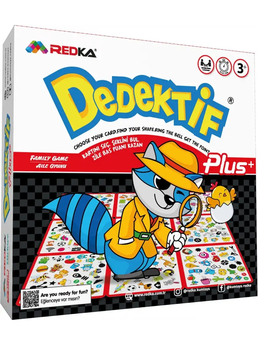Dedektif Oyunu - Akıl ve Zeka Oyunu - Görsel Dikkat Oyunu - Redka Dedektif Plus Oyunu - Strateji Oyunu