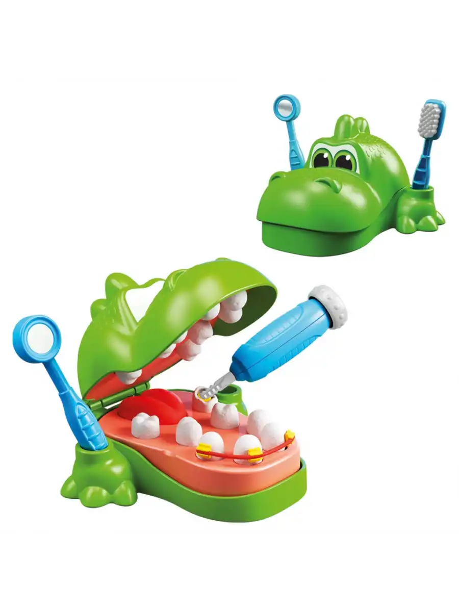 Dinozor Dişçi Oyun Hamur Seti 280 Gr. - Oyun Hamuru Seti - Hamur Setleri - Dino Hamur Seti - Dişçi Doktor Seti